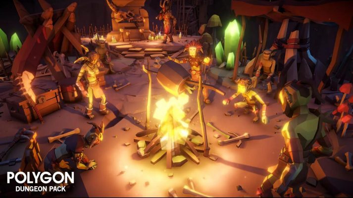 POLYGON Dungeons - Low Poly 3D Art by Synty v1.8 |2D, 3D, Sound Fx ...