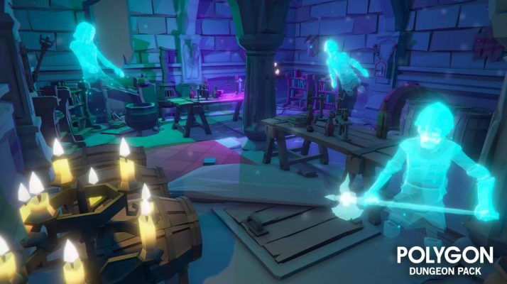 POLYGON Dungeons - Low Poly 3D Art by Synty v1.8 |2D, 3D, Sound Fx ...