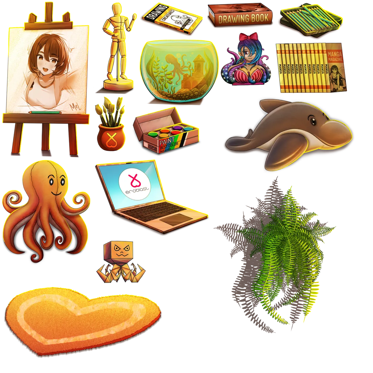 Eroblast: Waifu Dating Sim Assets