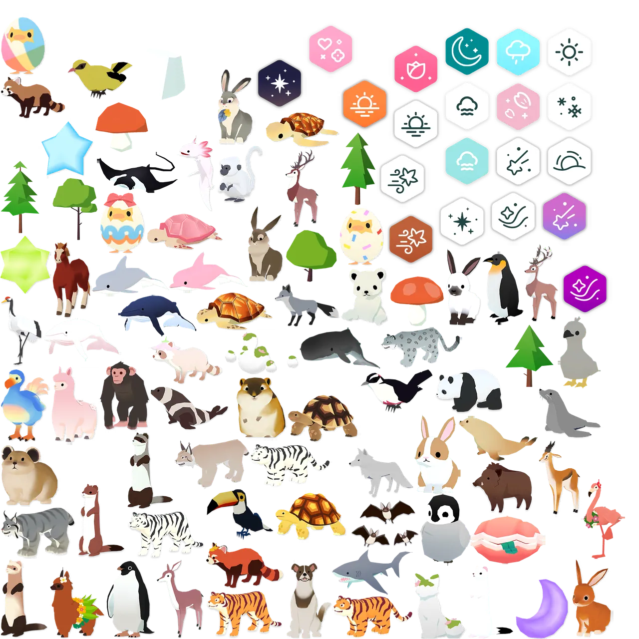 Forest Island: Relaxing Game Assets