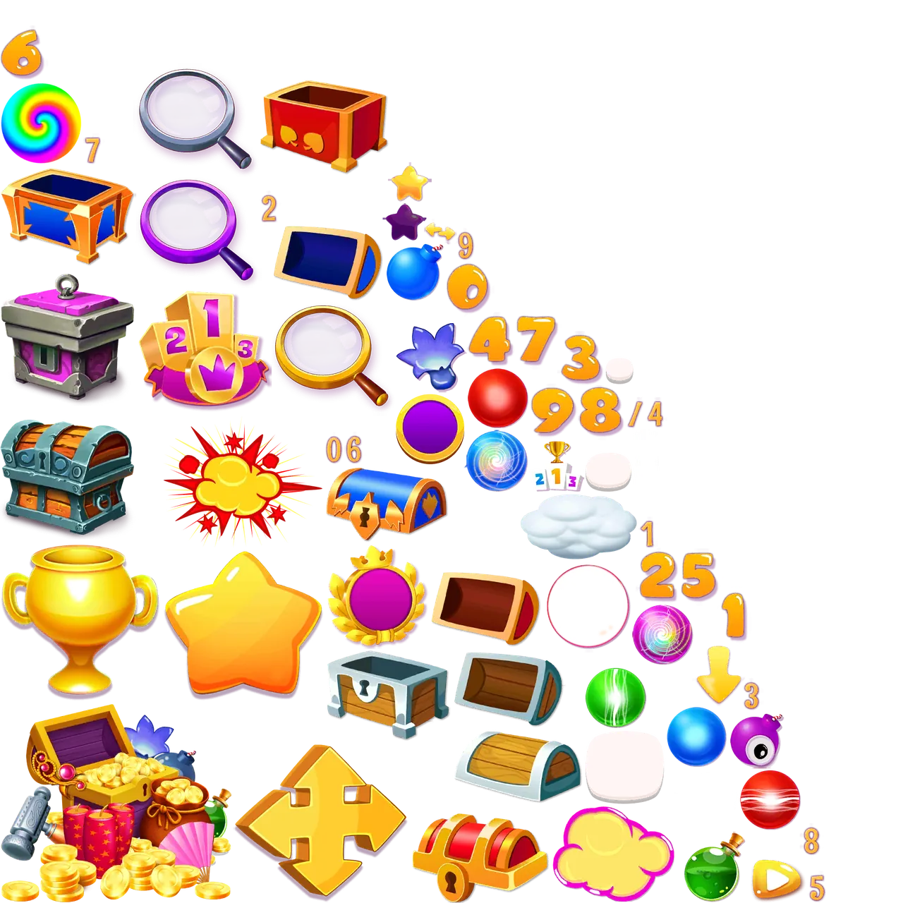 Season Match 3: Crush Jewels Assets