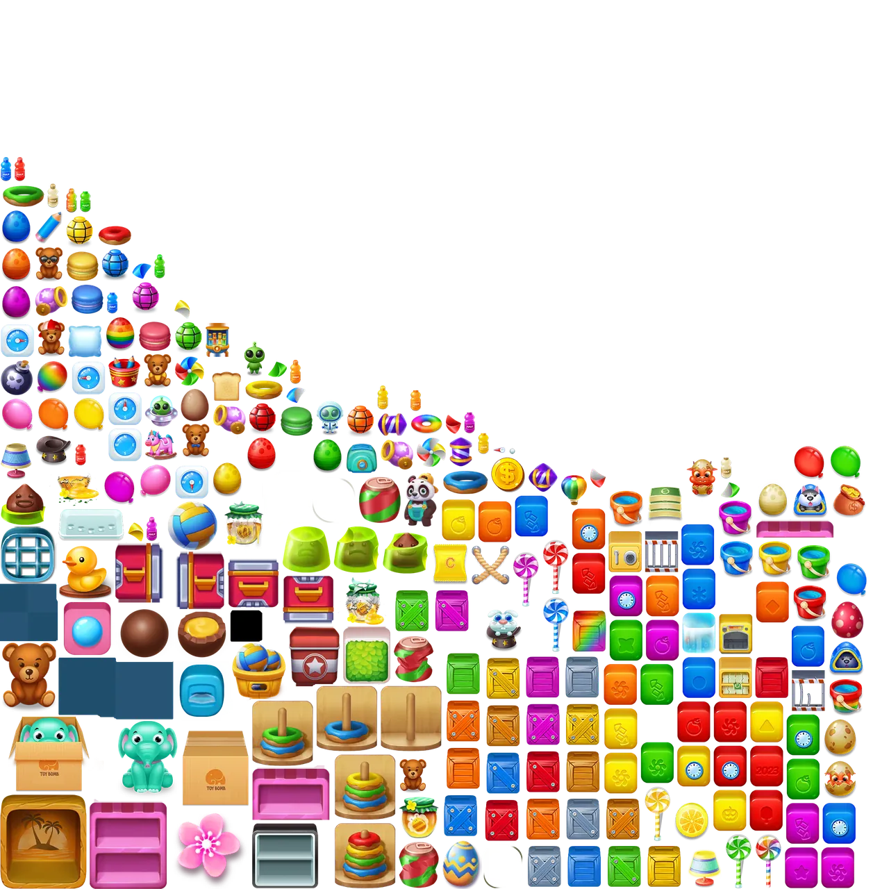 Toy Bomb: Match Blast Puzzles Assets